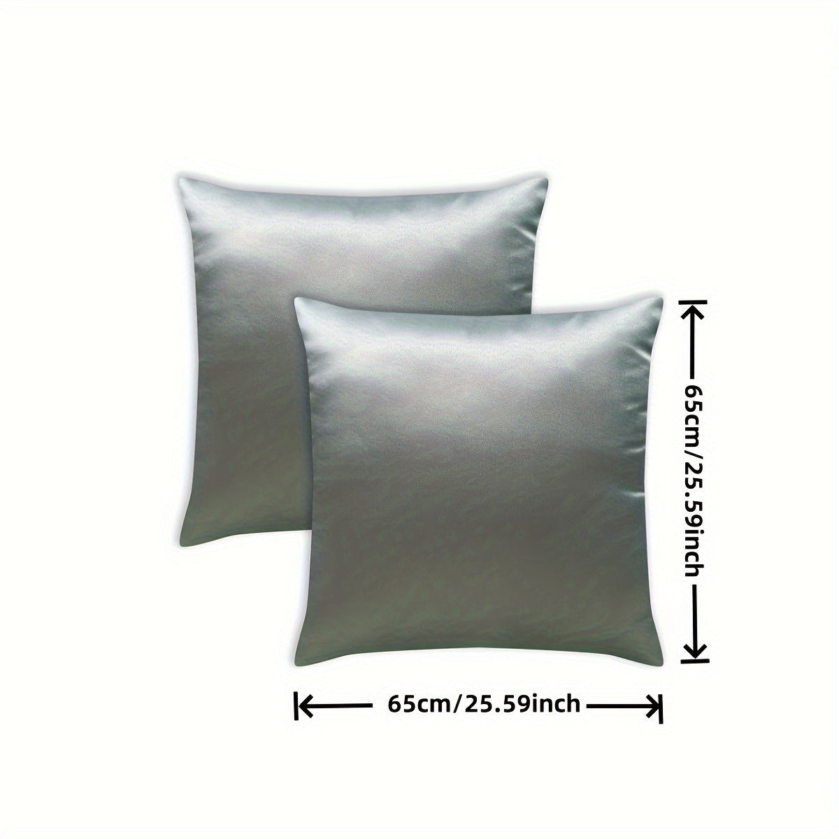 2 ta Luxurious Satin Pillowcase to'plami turli ranglarda - Yumshoq va havo o'tkazuvchi, oddiy parvarish uchun konvert yopilishi va zipper bilan - Yil davomida foydalanish uchun ideal (Yostiq qo'shimchalari kiritilmagan), Satin Pillowcase to'plami