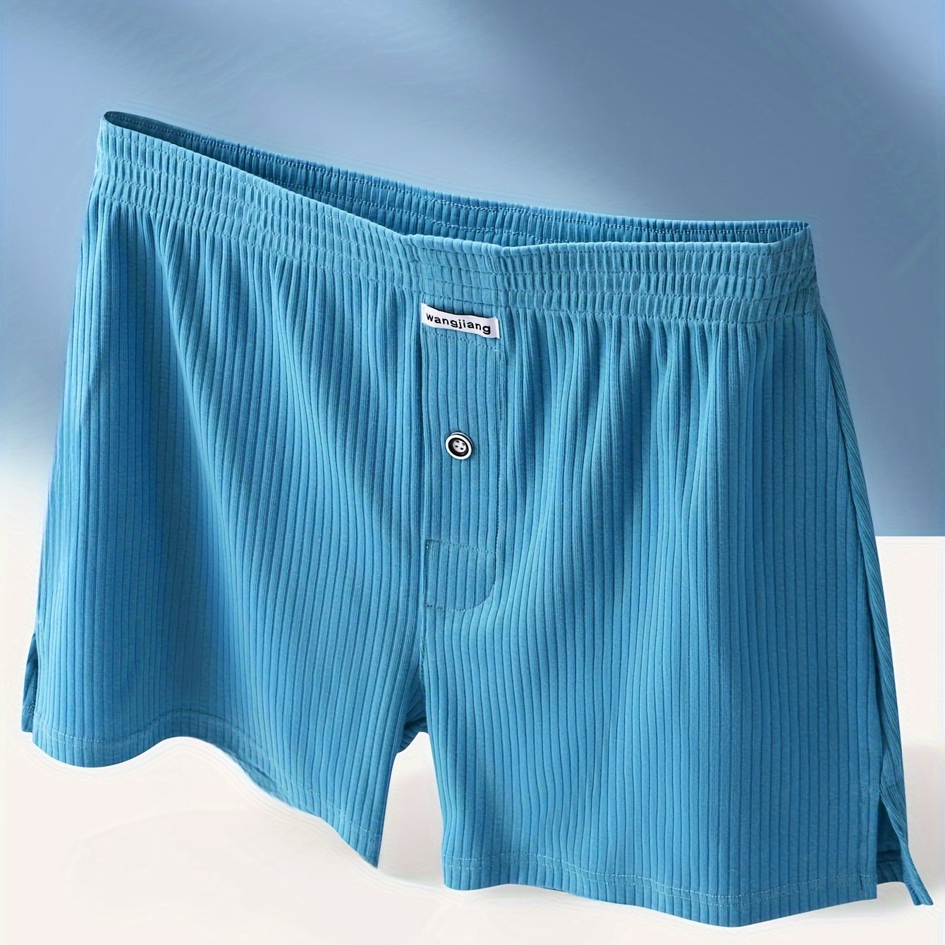 Cotton Button Fly Boxer Shorts for Men - Comfortable and Breathable, Ideal for Home or Sleepwear