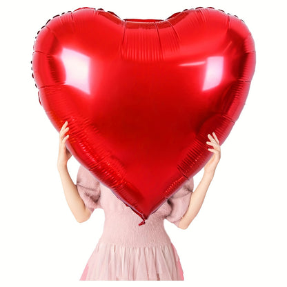 4 large red heart balloons for Valentine's Day or anniversary parties