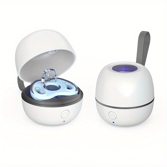 MOMMED Portable UV Sterilizer: Compact Size for Travel, Rechargeable, Sanitizes in Just 180 Seconds, Ideal for Jewelry, Keys, Nail Clippers, and More