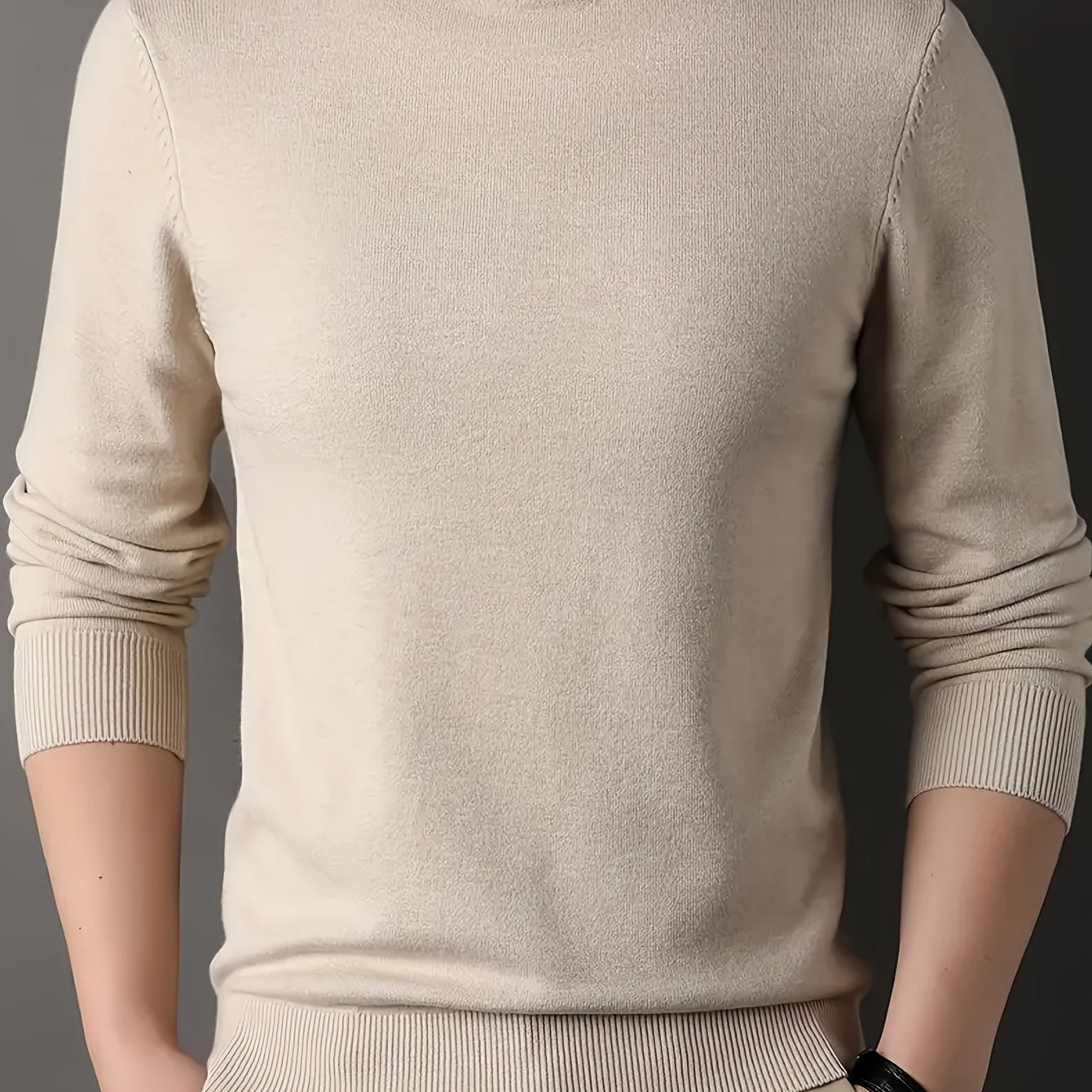 2024 New Men's Hooded Knitted Sweater