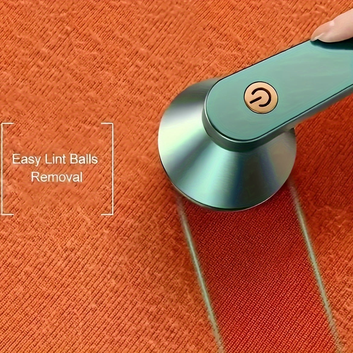 Portable electric lint remover for various fabrics with USB rechargeable feature