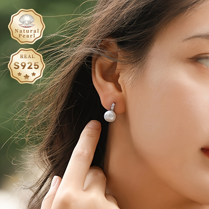 A must-have gift, the Gift Box Set includes a pair of Women's Fashion Dangle Earrings made of S925 Silver and featuring 8-9mm Full Pearl. These Strong Light Natural Freshwater Pearl Earrings showcase the beauty of Natural Pearls, with slight variations