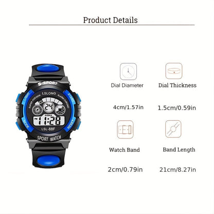 [Top Pick] Korean Trendy Digital Sports Watch for Men and Women - Waterproof, Luminous, Multifunctional Outdoor Watch - Ideal Gift Idea