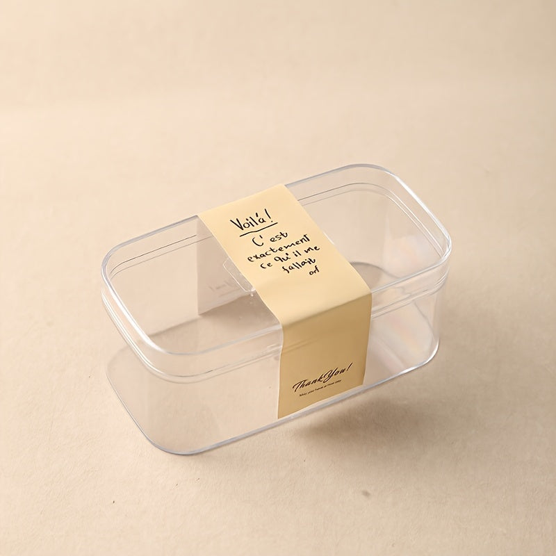 Set of 10 Clear Plastic Dessert Containers, Ideal for Bakery Treats, Durable and Reusable for Homemade Desserts, Cookies, and Cakes. Perfect for Restaurant Mousse Cake and Tiramisu, Transparent Biscuit Jar, Small Loaf Cakes, and Cake Rolls. Great for