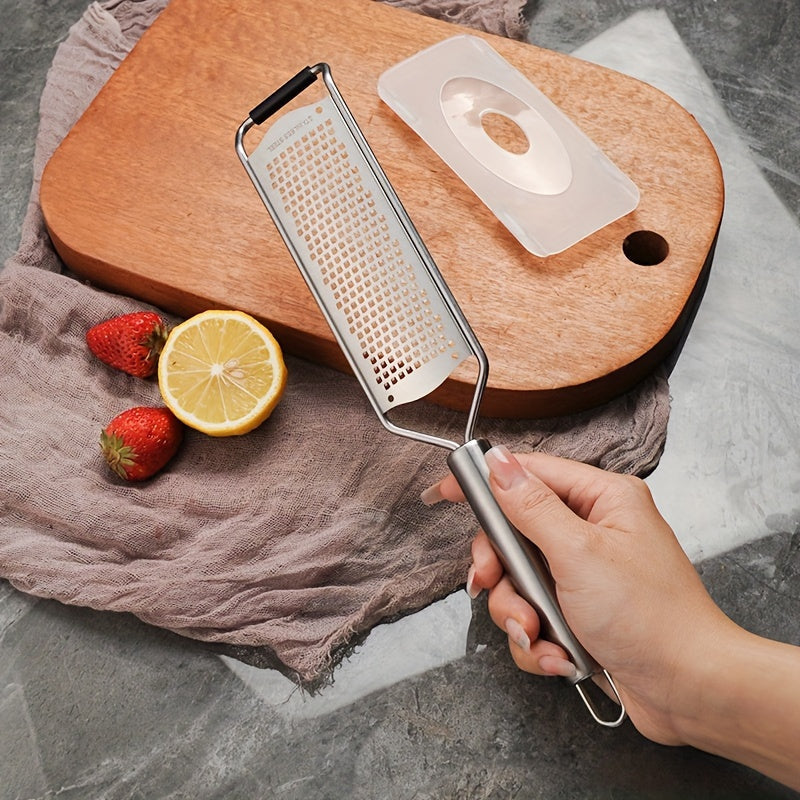 Lemon Zester, Cheese Grater, Stainless Steel Garlic Grater, Ginger Shredder, Creative Cheese Grater, Vegetable Grater - Kitchen Gadgets and Tools