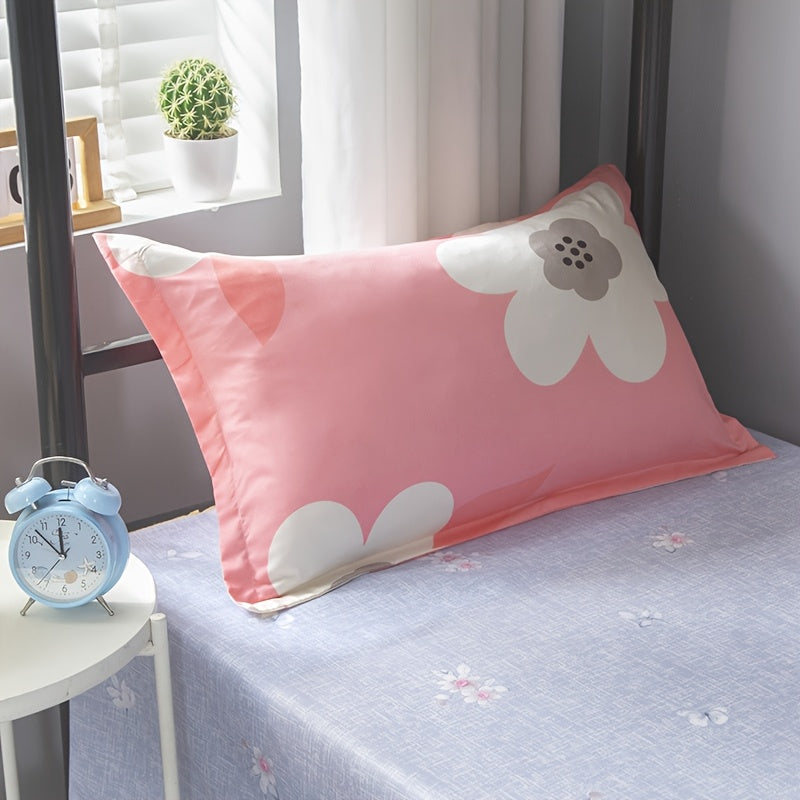 This modern style printed pillowcase is sold individually, please note that only one pillowcase is included in each order. If you need a pair, simply order two. Made from soft, comfortable, and breathable material, this pillowcase is suitable for all