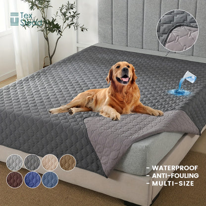 Waterproof pet blanket for dogs to protect sofa and furniture.