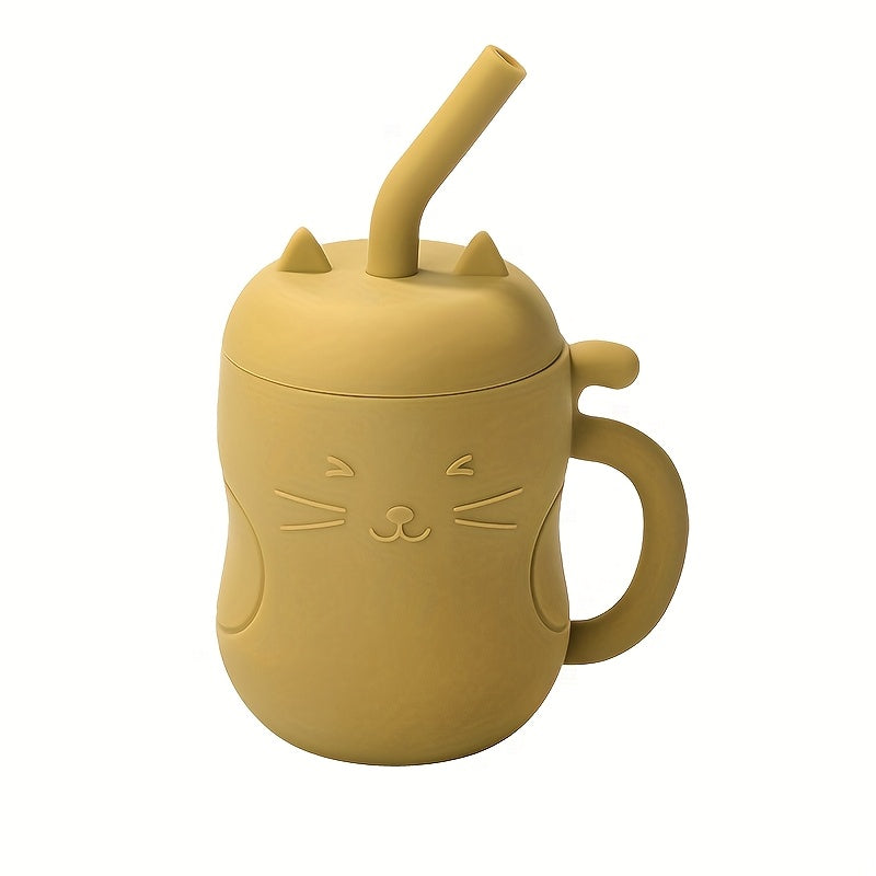 Get your hands on the adorable TYRY.HU Cute Kawaii Cat Learning Cup - designed to make feeding time fun and easy for your baby! This leak-proof, BPA-free cup comes with a cute stopper and straw, making it perfect for baby's first feedings.