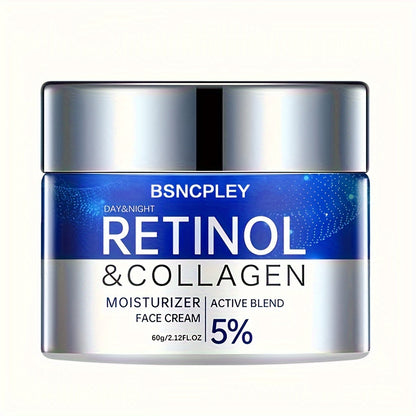 Alcohol-free Retinol & Collagen Firming Cream and Hydrating Serum Set suitable for all skin types.