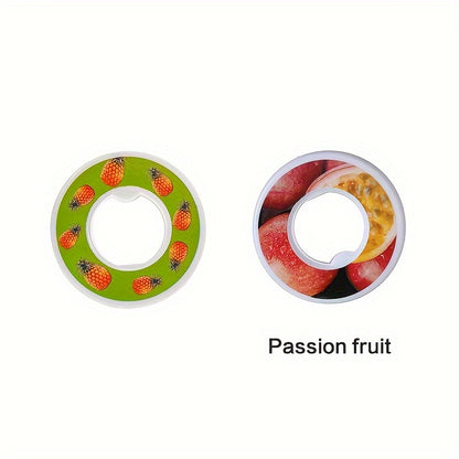 Scented fruit flavor extract rings in 2/3/5pcs that change smell when used to enhance water