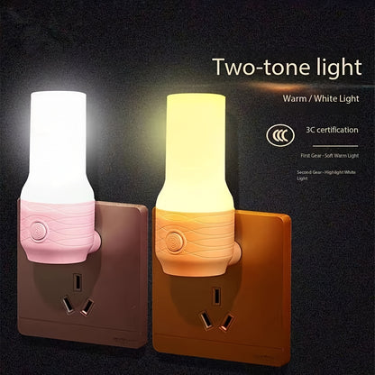 Switch Warm Light LED Night Light for Living Room or Bedroom