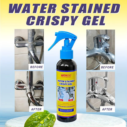 Multi-purpose liquid scale remover with citric acid, residue-free and unscented. Removes lime, calcium, tarnish, and rust stains from metal and glass surfaces.