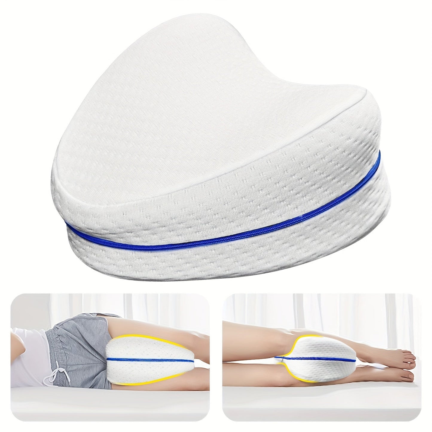 Contour Legacy Leg Pillow - Orqa, son, oyoq va tizzaga qo'llab-quvvatlash beradi, siyatik nerv bosimini kamaytiradi va dam olishni rag'batlantiradi.