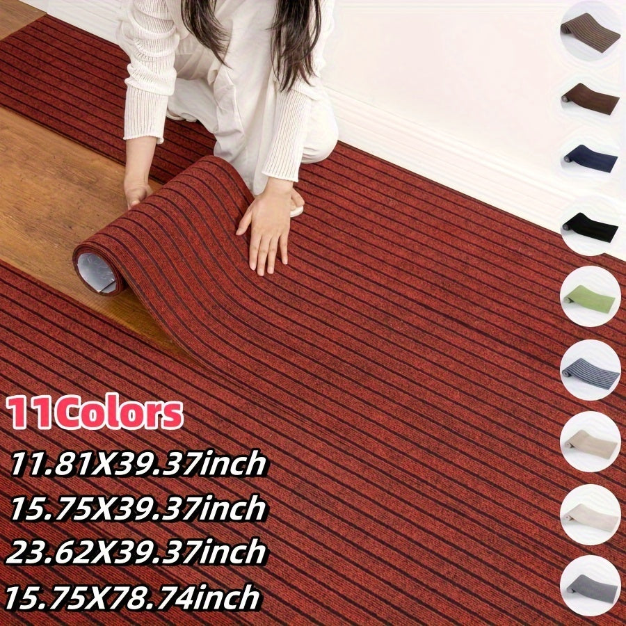 Self-Adhesive Carpet Rolls: Available in 5 sizes for DIY use in homes, commercial spaces, bathrooms, doors, stairs, and for pets - 5mm thickness.