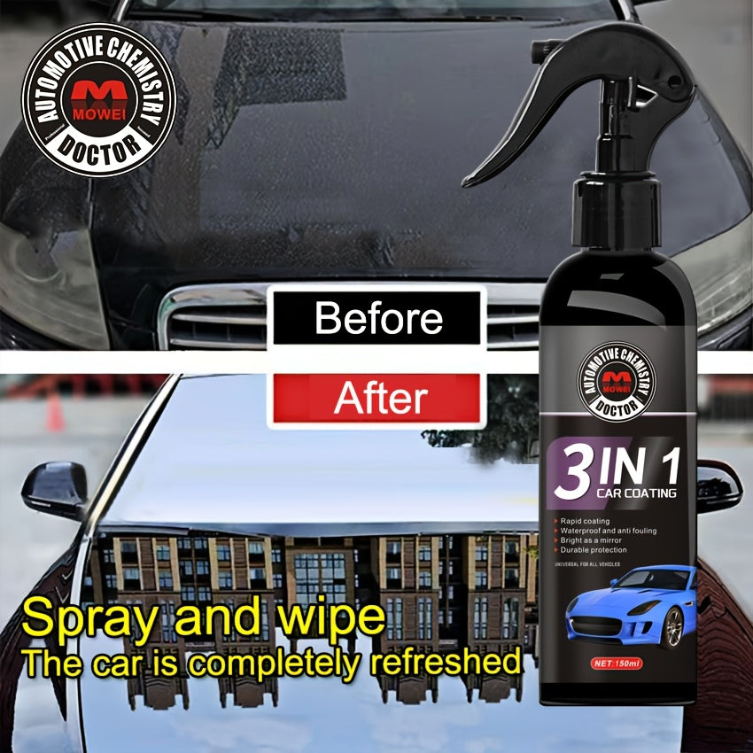 Universal Car Polish And Wax Kit, Suitable for White, Black, Red, Gray Colors, Anti-Scratch Shine Protection