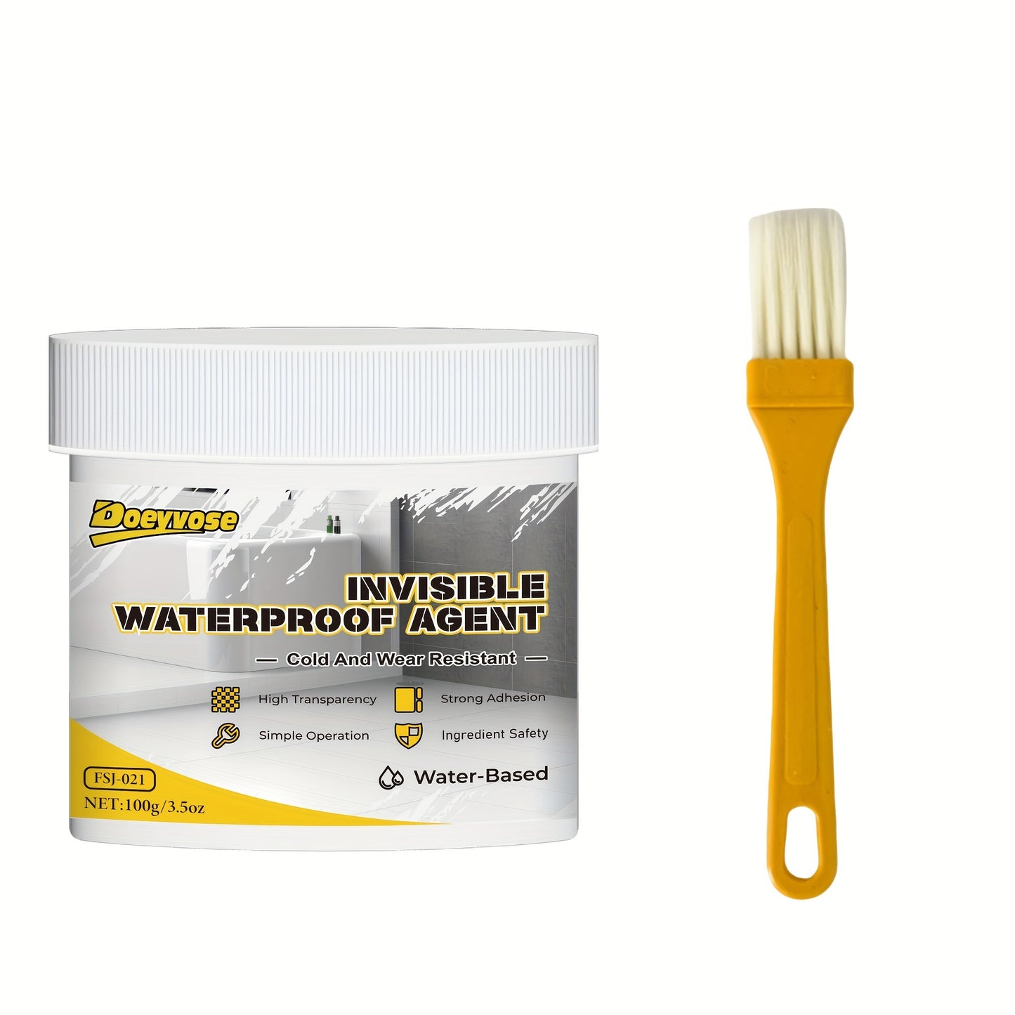 Doeyvose Invisible Waterproof Sealant for various surfaces - High-Performance sealant for RVs, windows, sinks, roofs, floors, showers - Durable & Easy to apply.