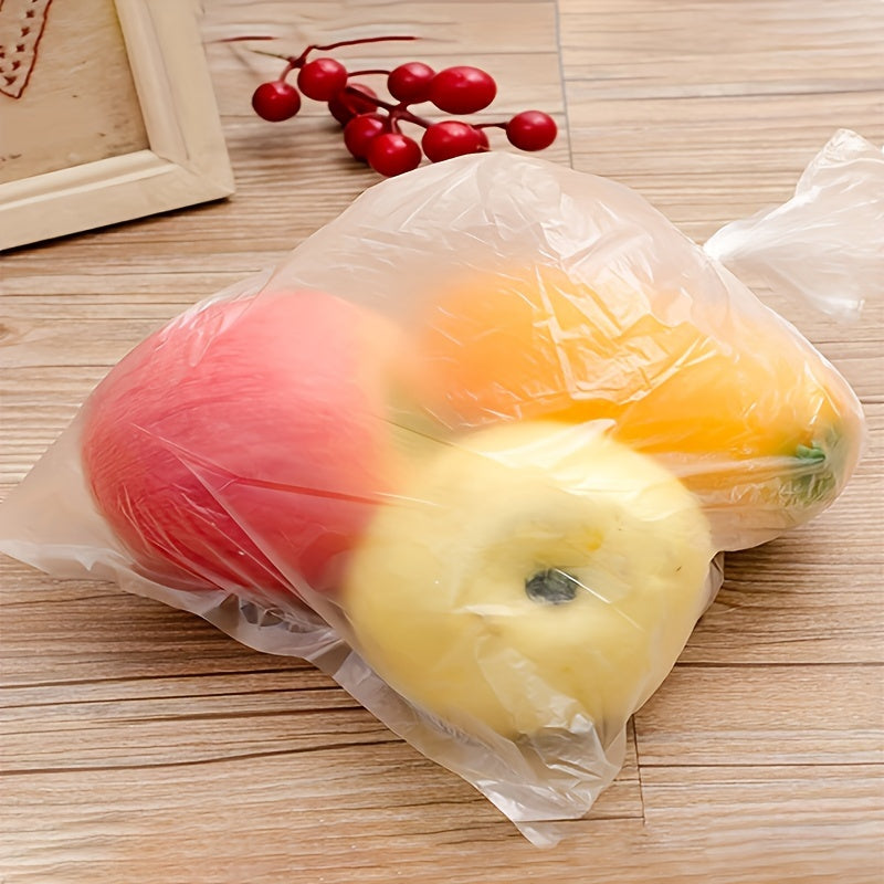 1 Package of clear food storage bags, Basic storage bags for the kitchen.