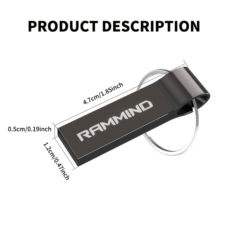 MRTAL Case USB 2.0 High-speed Flash Drive in various sizes for multiple devices.