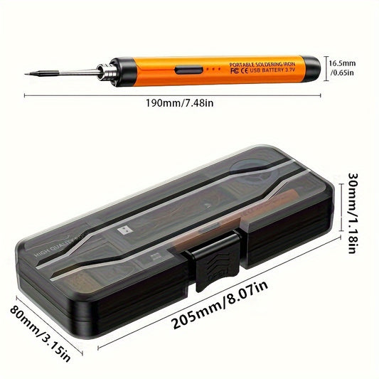 USB simsiz elektr payvandlash temiri, 5V, 8W, qulay past voltli zaryadlash va payvandlash uchun mini DIY qo'l asbobi.