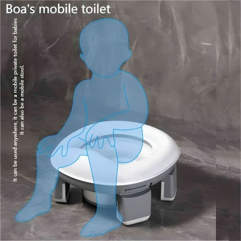 Travel-friendly potty for kids - collapsible and spill-proof portable toilet perfect for on-the-go emergencies in the car. Suitable for toddlers and young children.