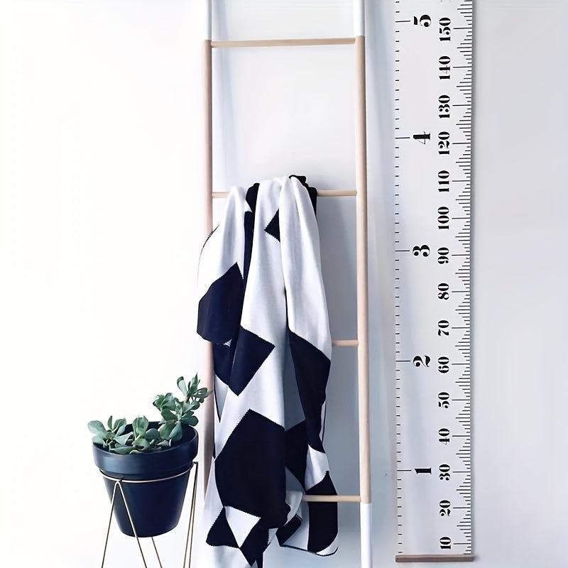 Measure your child's height with this detachable wooden growth chart ruler made from high-quality wood. A perfect addition to any home decor, this ruler is suitable for children aged 0 to 6 years old.