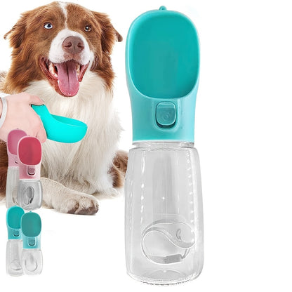 Portable leak-proof dog water dispenser ensures your pet stays hydrated while walking or traveling.