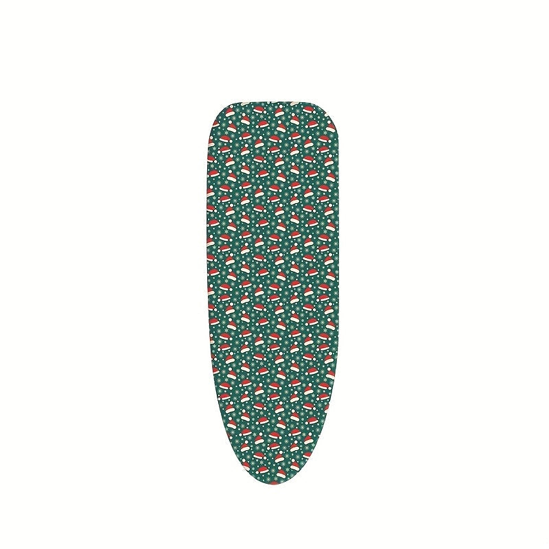 Festive Ironing Board Cover with Christmas Tree, Santa, and Snowman Designs, Resistant to High Temperatures and Dust - Perfect for Keeping Your Home Protected while Ironing