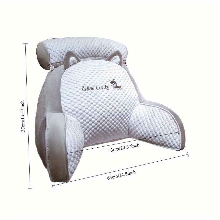 Maternity backrest pillow with removable cover from SMCONCERN - Soft and supportive waist and lumbar cushion for bedroom and living room use.