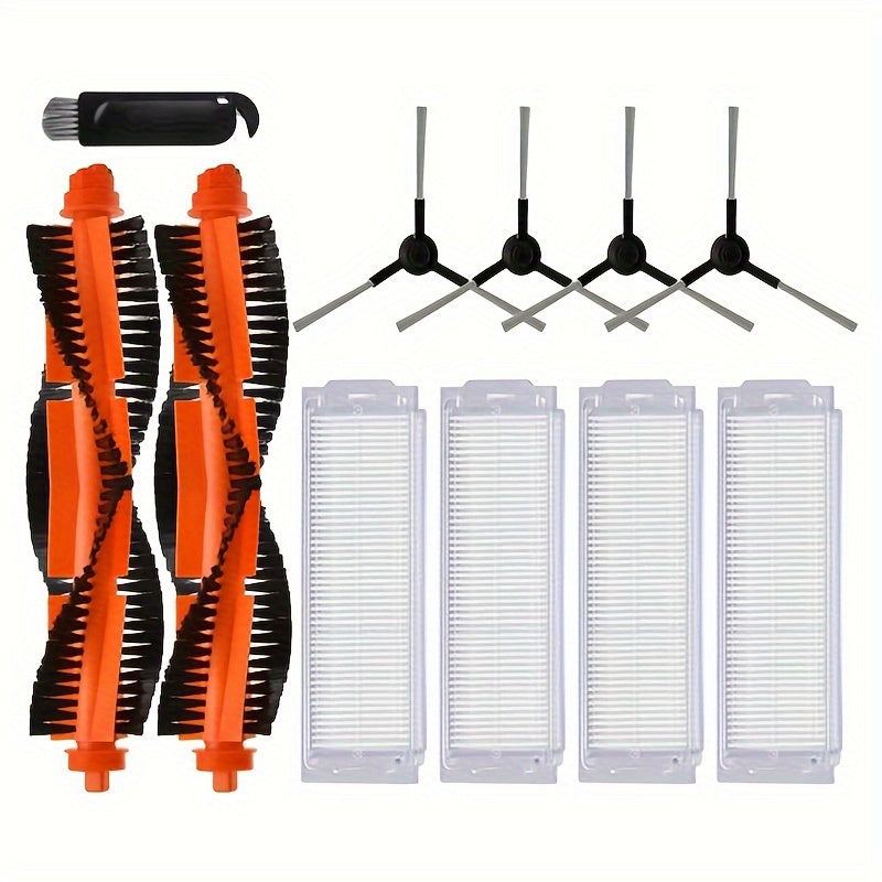 High-Efficiency Replacement Main Side Brush & HEPA Filter Set Compatible with Xiaomi Mi Robot Vacuum Mop 2S, Mop P, Mop Pro, XMSTJQR2S, STYTJ02YM - Robot Vacuum HEPA Filter Set