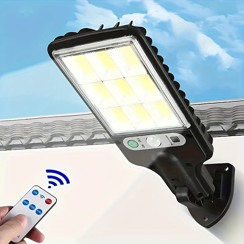 8000W Solar-Powered Outdoor Light with Remote Control, Transparent LED Reflector, and Adjustable Motion Sensor. Durable, Easy to Install, High-Quality Solar Lighting for Outside.