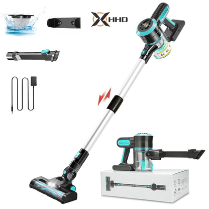 Cordless Wand Vacuum Cleaner - HHD A19-150R: Powerful 210W, Long-lasting 35-Min Runtime, Pet Hair & Hard Floors Cleaning, Quiet Operation, Easy Carpet Cleaning