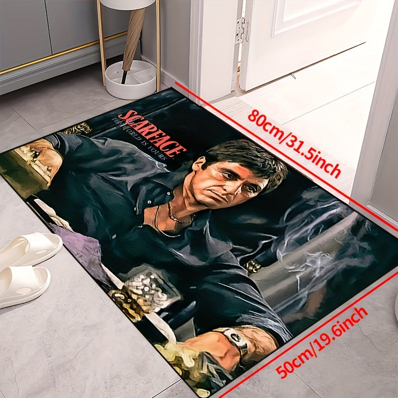 Injured by Gentleman in Navy Shirt - Durable, Anti-Skid, Easy-to-Clean Carpet for Home Décor in Various Spaces