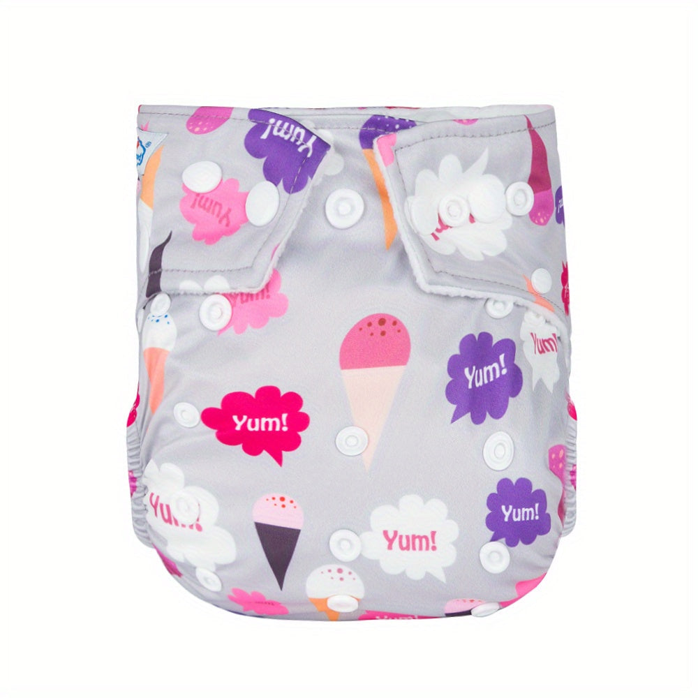 Durable Cloth Diaper with Pocket for Baby Girls and Boys - Waterproof and Adjustable