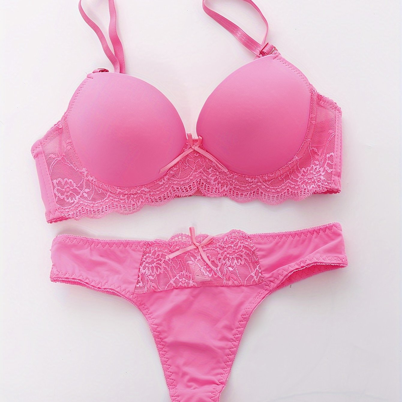 Lace bra set for women