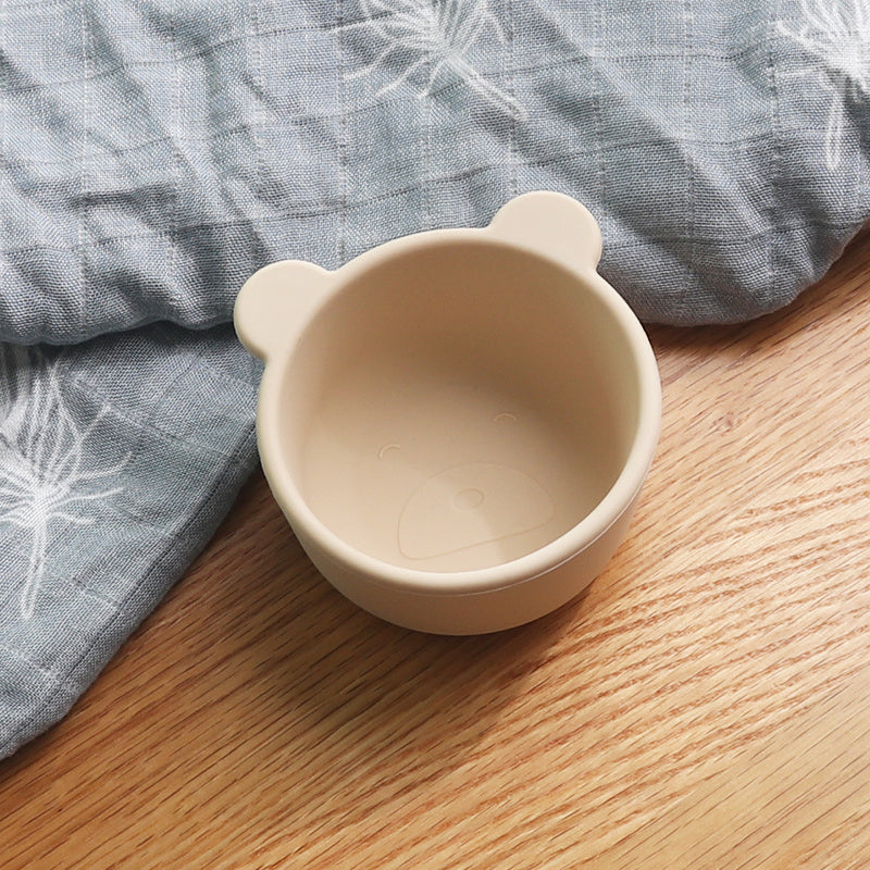 Adorable Silicone Baby Food Bowl Without BPA - Ideal for Feeding and Tableware!