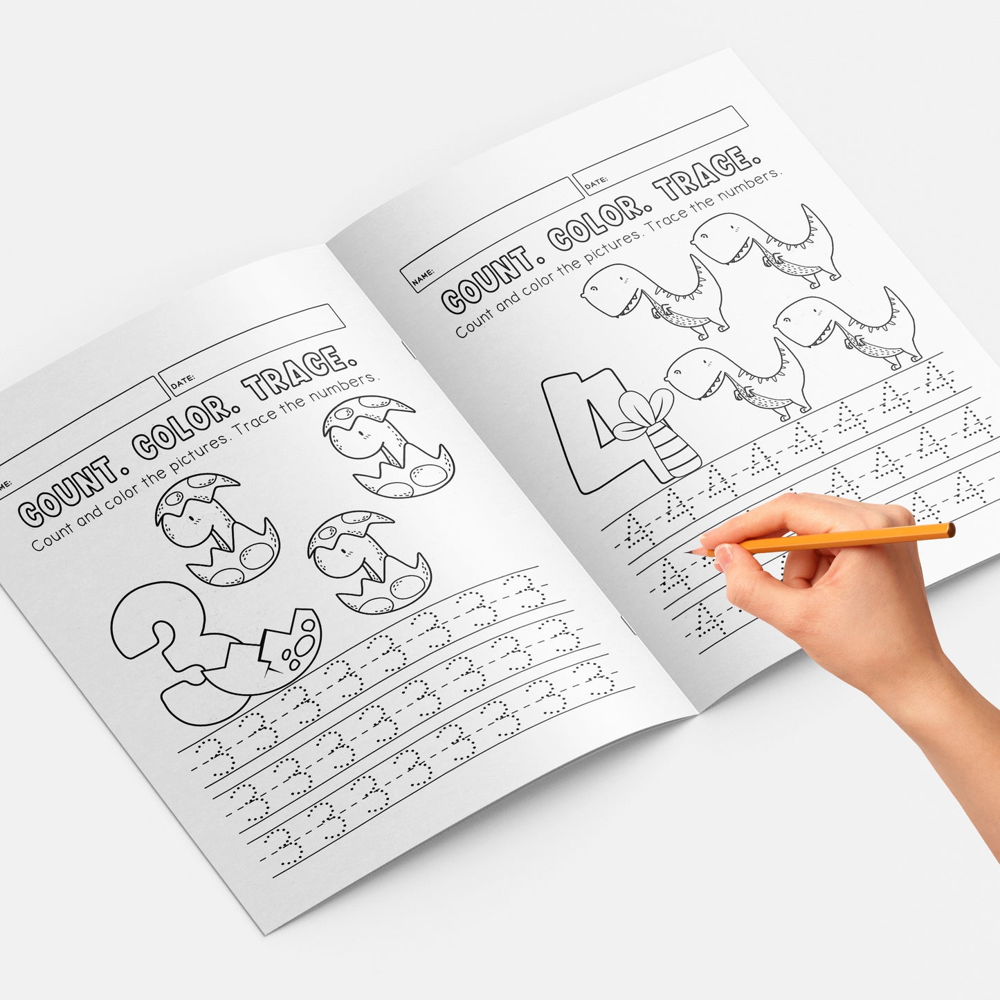 1pc My First Number Coloring Book for Kids, Interactive Educational Activity for Ages 4-8, English Language, Published by ZHIDIAN INTERNATIONAL (USA) LLC, May 1st 2024