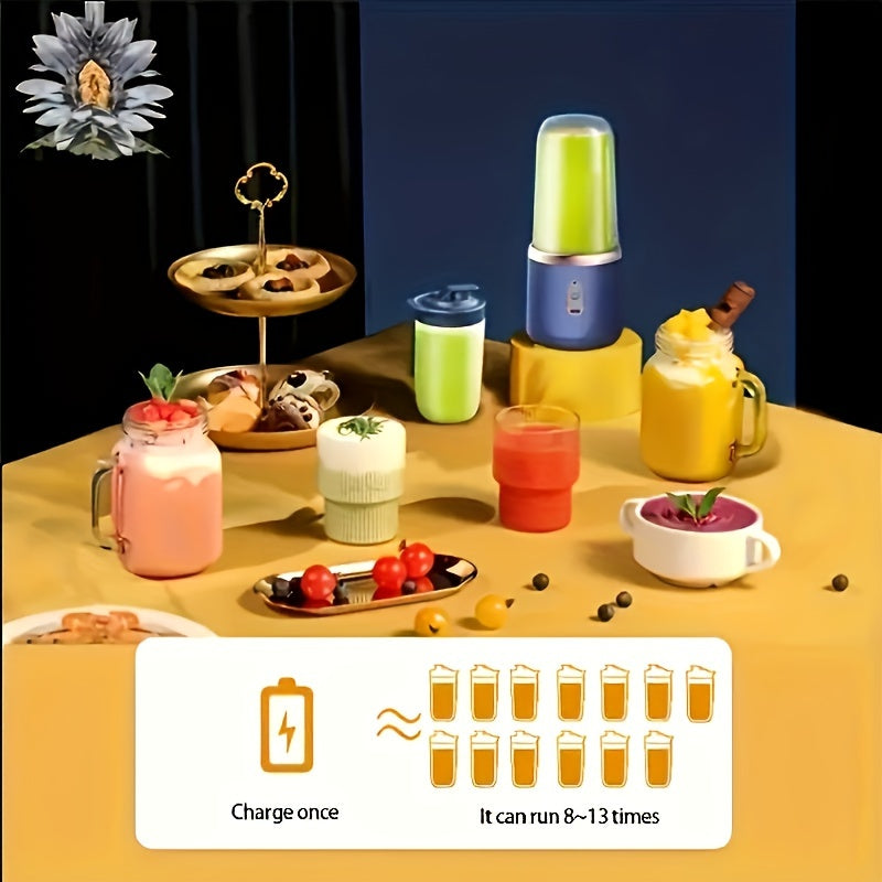 New Juicer - Portable Charging Small Juice Cup for Household Use. Multifunctional Juice Machine and Kitchen Supply - Juicer Cup