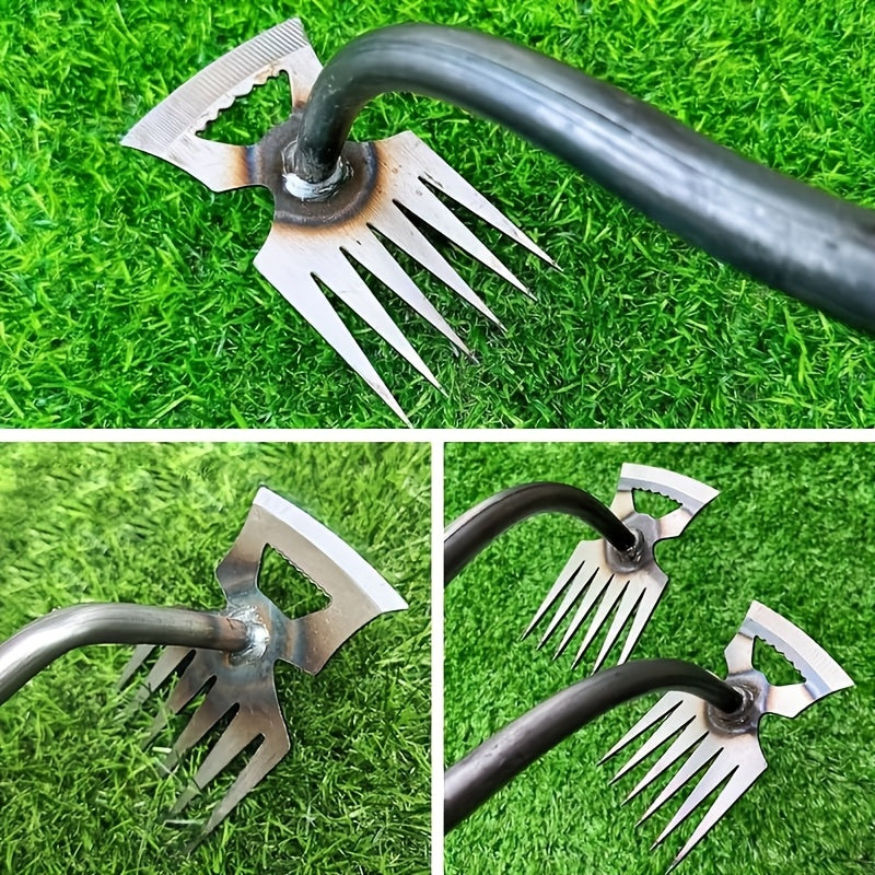 2024 Upgraded Weed Puller Tool with Ergonomic Handle, Heavy-Duty for Outdoor Farming and Gardening.