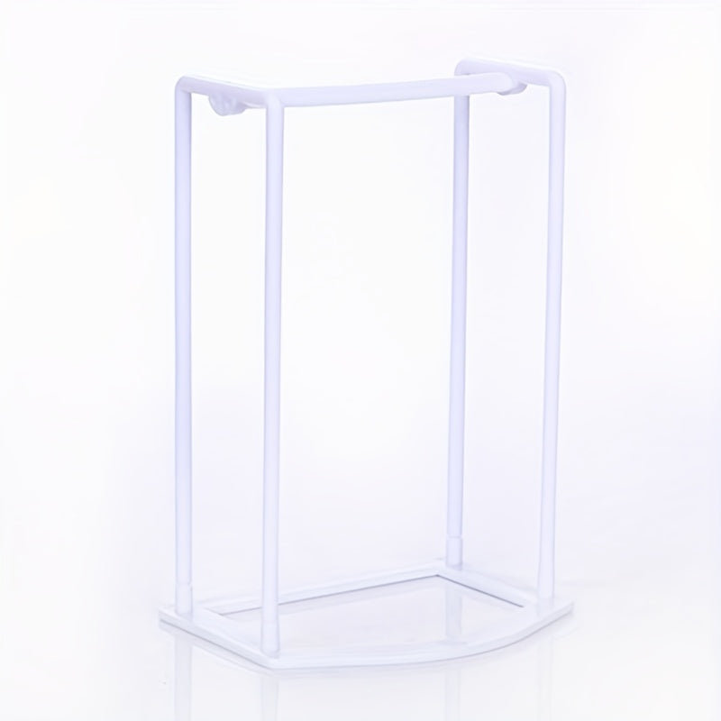 Durable White Plastic Hanger Organizer - Compact Storage Solution for Clothing and Accessories with Convenient Access