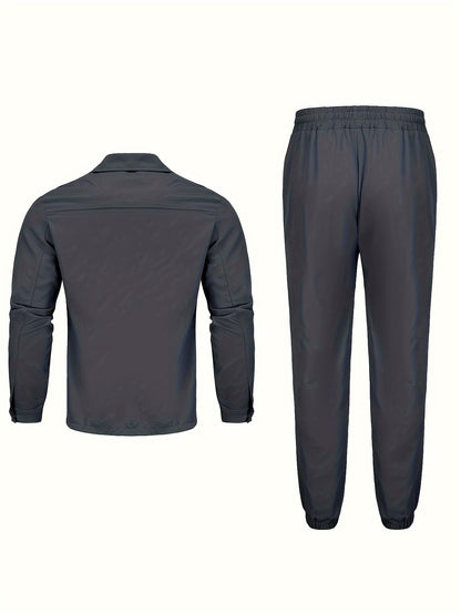 New European and American casual sports fashion suit