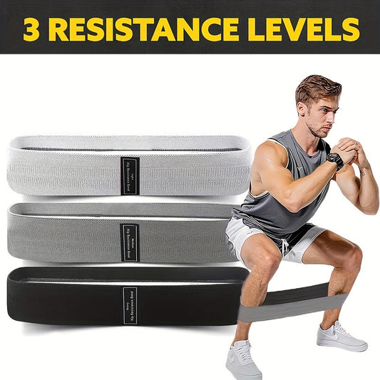 Durable latex resistance bands set for full body workout, fitness, and therapy. Suitable for men and women, ideal for home gym use.