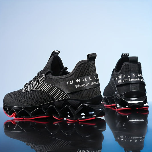 Breathable mesh sneakers for men - all-season, shock-absorbing casual shoes