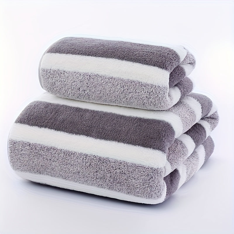 Luxurious Coral Fleece Towel Set, Soft and Absorbent, Perfect for Pool, Home, Gym, RV Bathroom - Quick-Dry and Versatile.