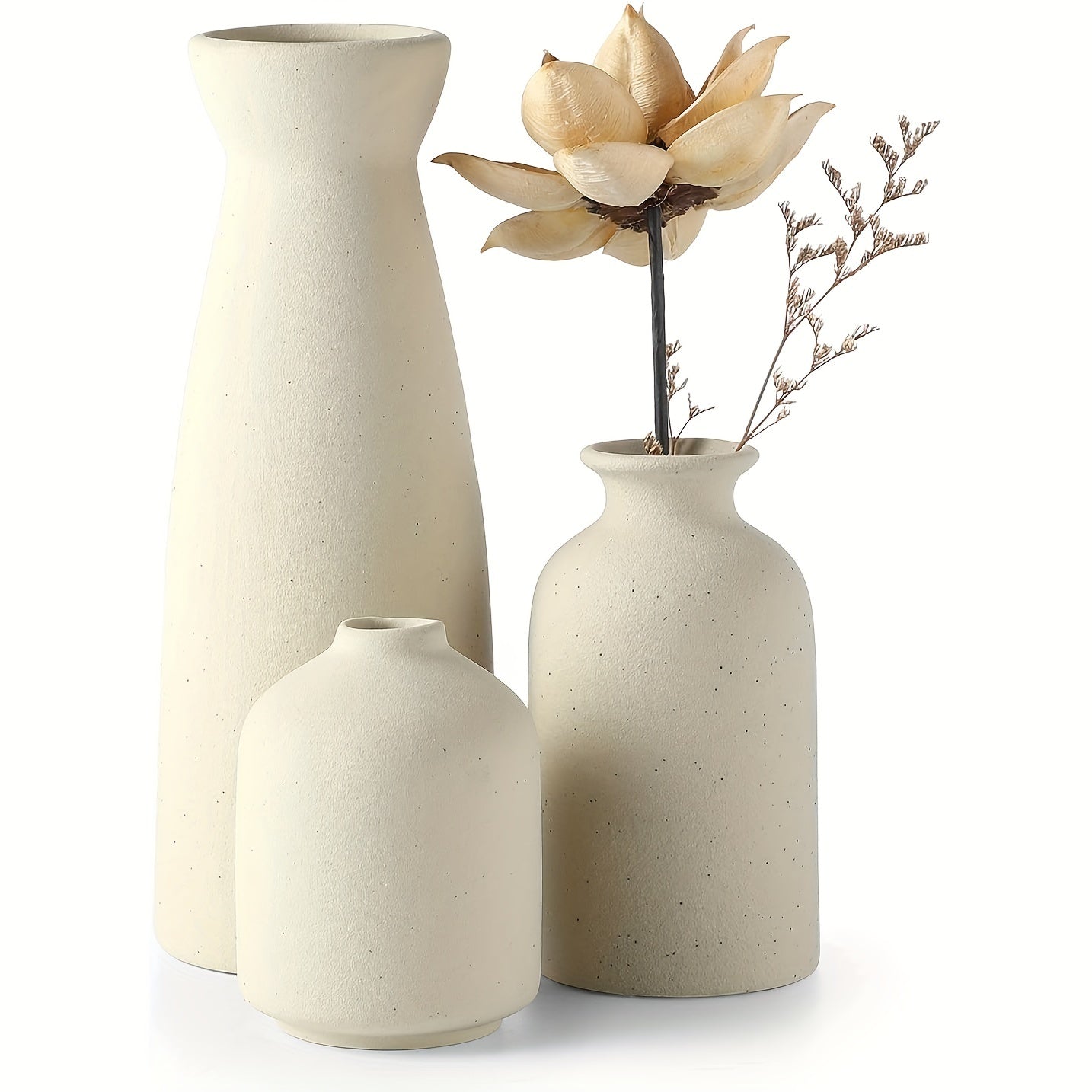 Three Ceramic Vases