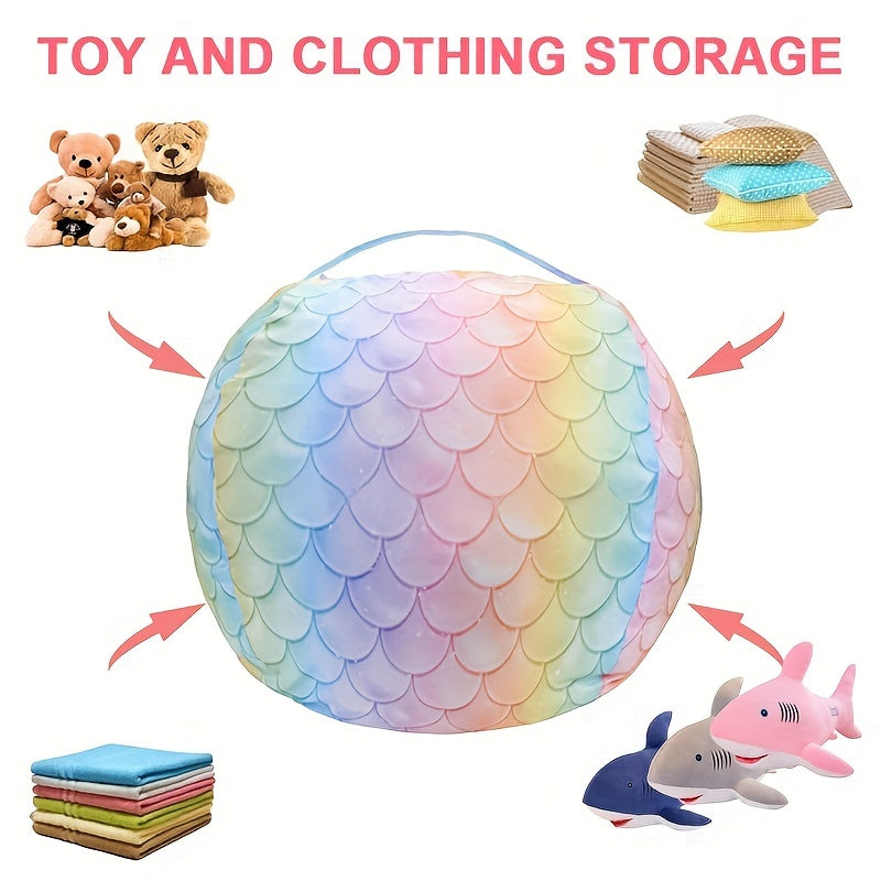 Soft and Durable Large Bean Bag Chair Cover for Storing Stuffed Animals (Filler not Included) - Easy to Clean and Removable Cover for Organizing Plush Toys and Room - Perfect Gift for Kids, Adults, and Teens