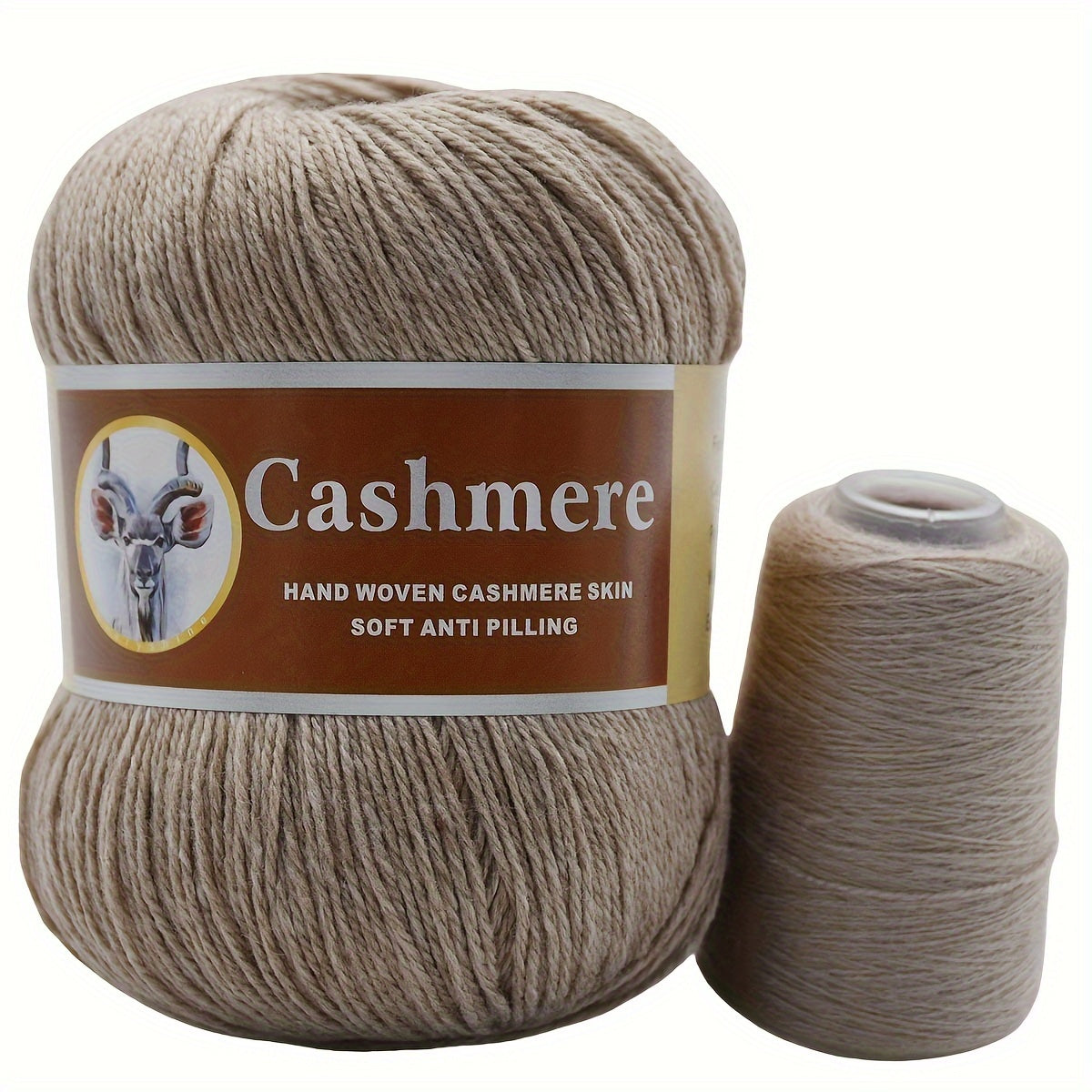 5 hand-woven cashmere blend yarns, 70% pure cashmere, 320m/350yd each in large (50g) & small (20g) skeins. Soft, anti-pilling for crochet & knitting. Ideal for scarves, sweaters, shawls in