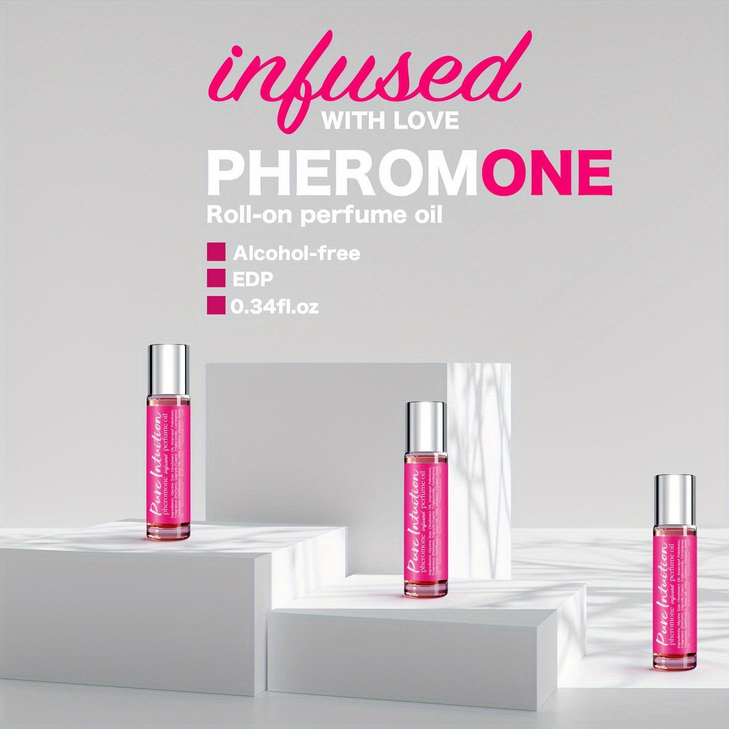 Alcohol-free 10ml pheromone perfume oil cologne for him, TSA ready