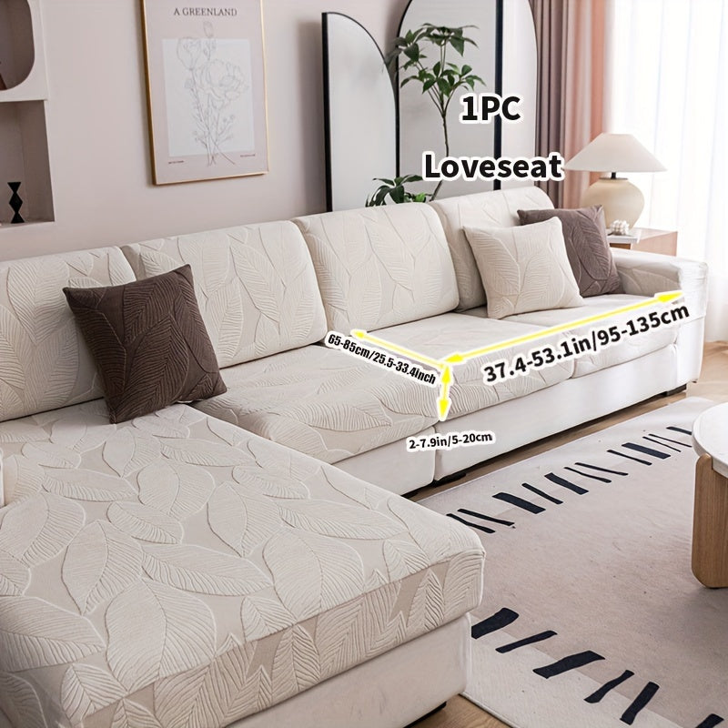 Durable Jacquard Sofa Cover suitable for all seasons, washable and stretchable, designed for modern style sofas in living rooms, offices, and homes. Easy to maintain with anti-slip features and suitable for single, double, triple, or quadruple seats.