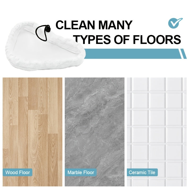 Two ultra-fine fiber replacement mop pads compatible with Shark X5, H20, S302, S001 steam mops. Keep your floors clean with these vacuum and floor care accessories.